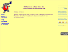 Tablet Screenshot of kvm-maintal.de